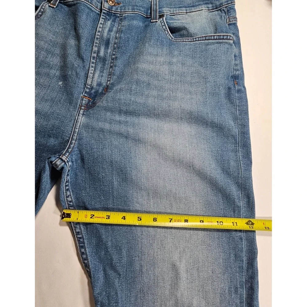 7 for all mankind Men's Sz 46 The Straight DXL Pacific Blue Jeans - Picture 8 of 14